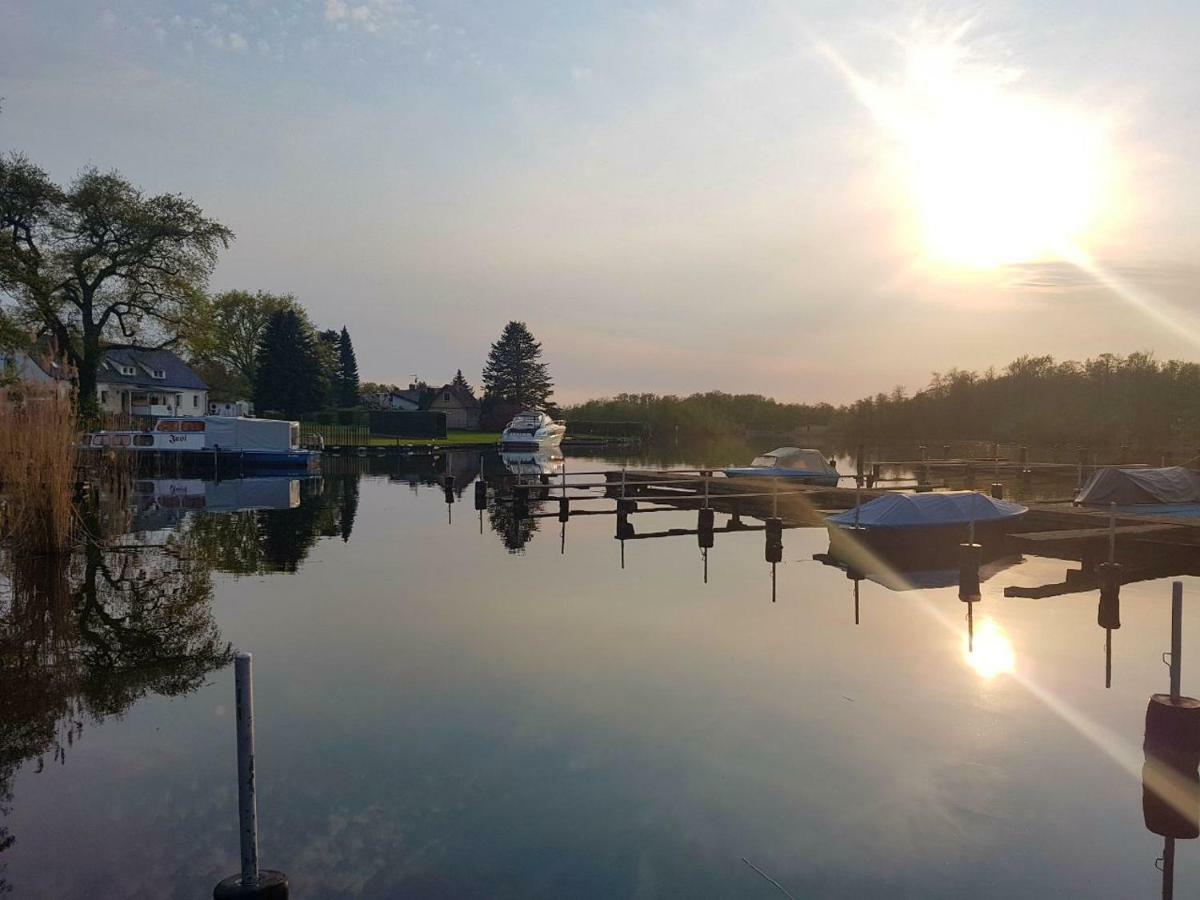 Gemütliche Idylle am Seddinsee Gosen Exterior foto